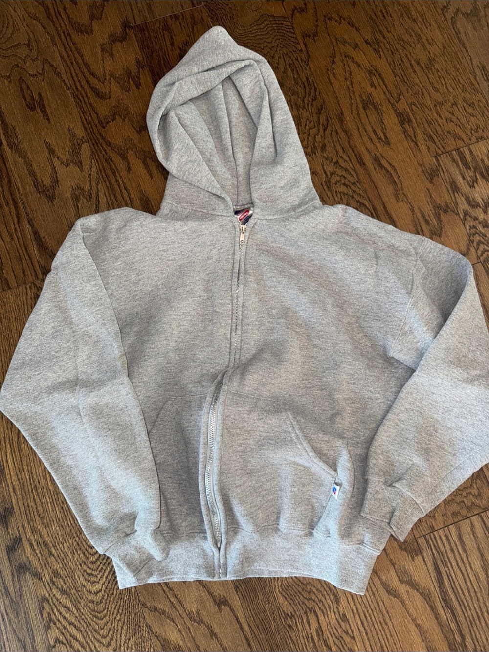 Light Gray Kids Full-Zip Hoodie